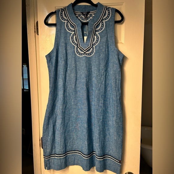 NWT Hatley Marin Shift Dress - Chambray Large - Picture 7 of 11
